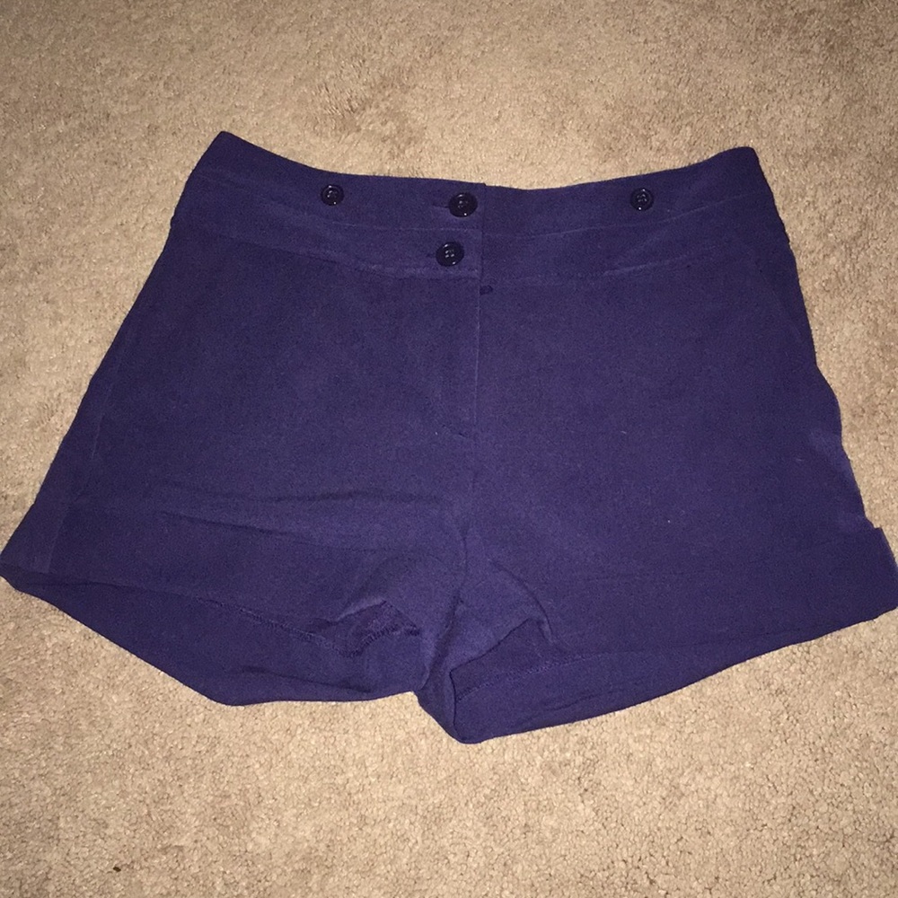 Navy blue dress shorts